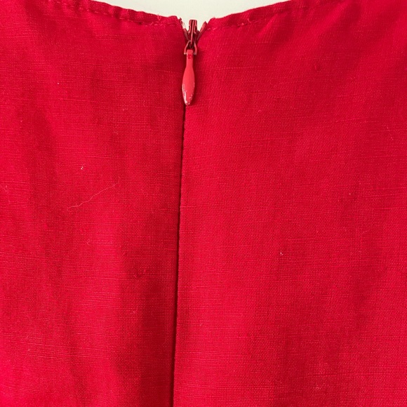 Simple, elegant linen-mix shift dress - Picture 4 of 4